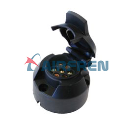 CONECTOR ELECT. 7 POLOS 12V HEMBRA PLAST.