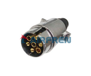 CONECTOR ELECT. 7 POLOS 12V MACHO ALUMIN.